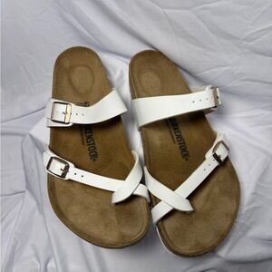 Birkenstock Mayari White Sandals size 11-11.5